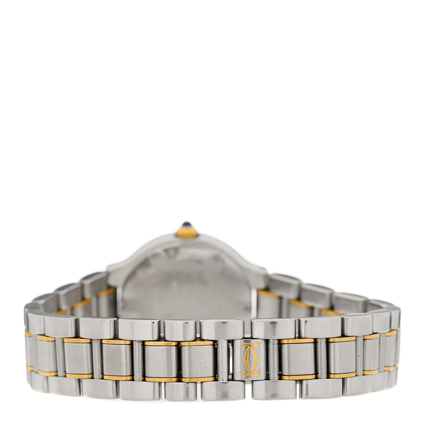 Cartier Stainless Steel 18K Yellow Gold 28mm Must de 21 Quartz Watch 3 of 4