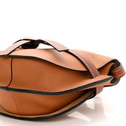 Loewe Grained Calfskin Small Gate Crossbody Bag Caramel Pecan 9 of 9