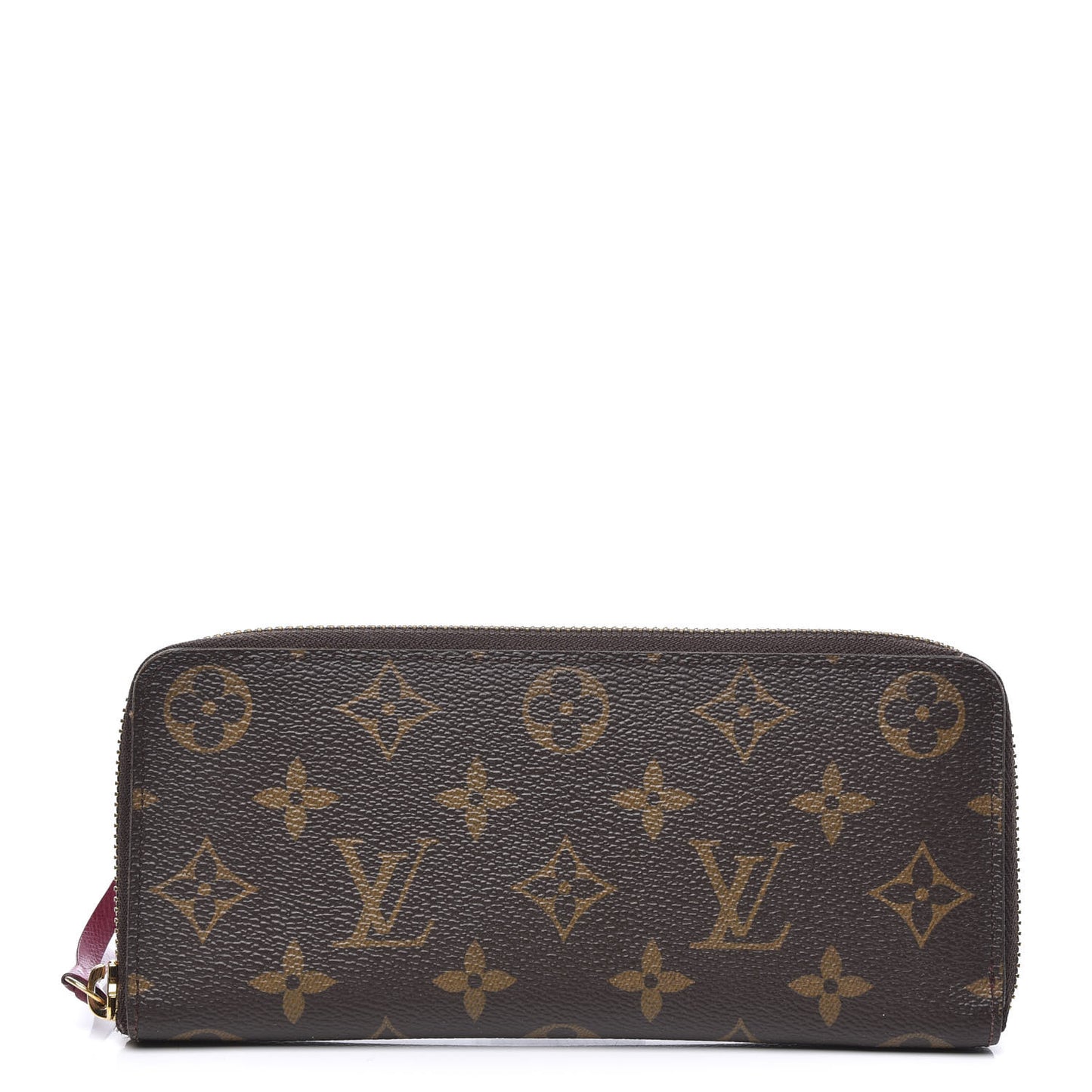 Monogram Clemence Wallet Fuchsia