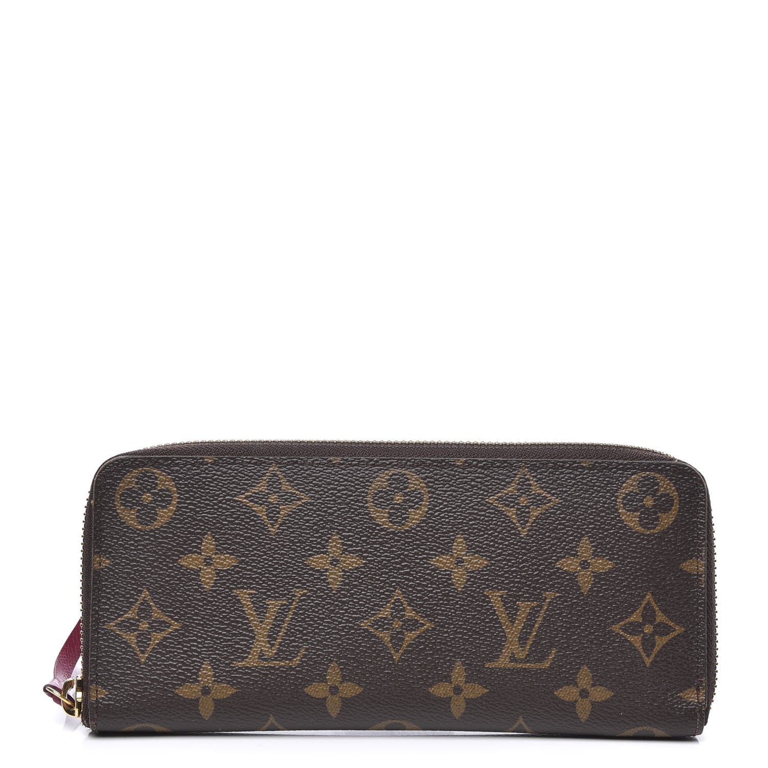 Louis Vuitton Monogram Clemence Wallet Fuchsia 1 of 7