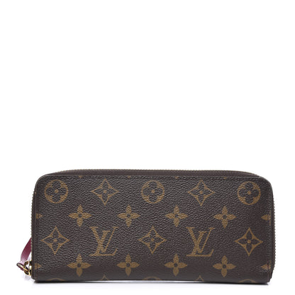 Louis Vuitton Monogram Clemence Wallet Fuchsia 1 of 7