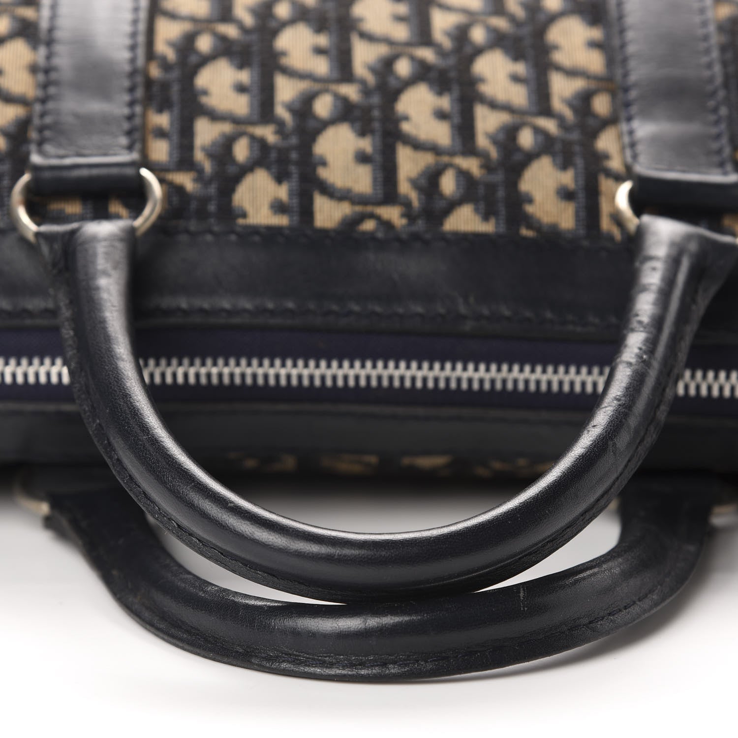 Christian Dior Monogram Boston Navy Blue 11 of 19