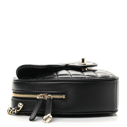 Chanel Lambskin Quilted CC In Love Heart Bag Black 4 of 11