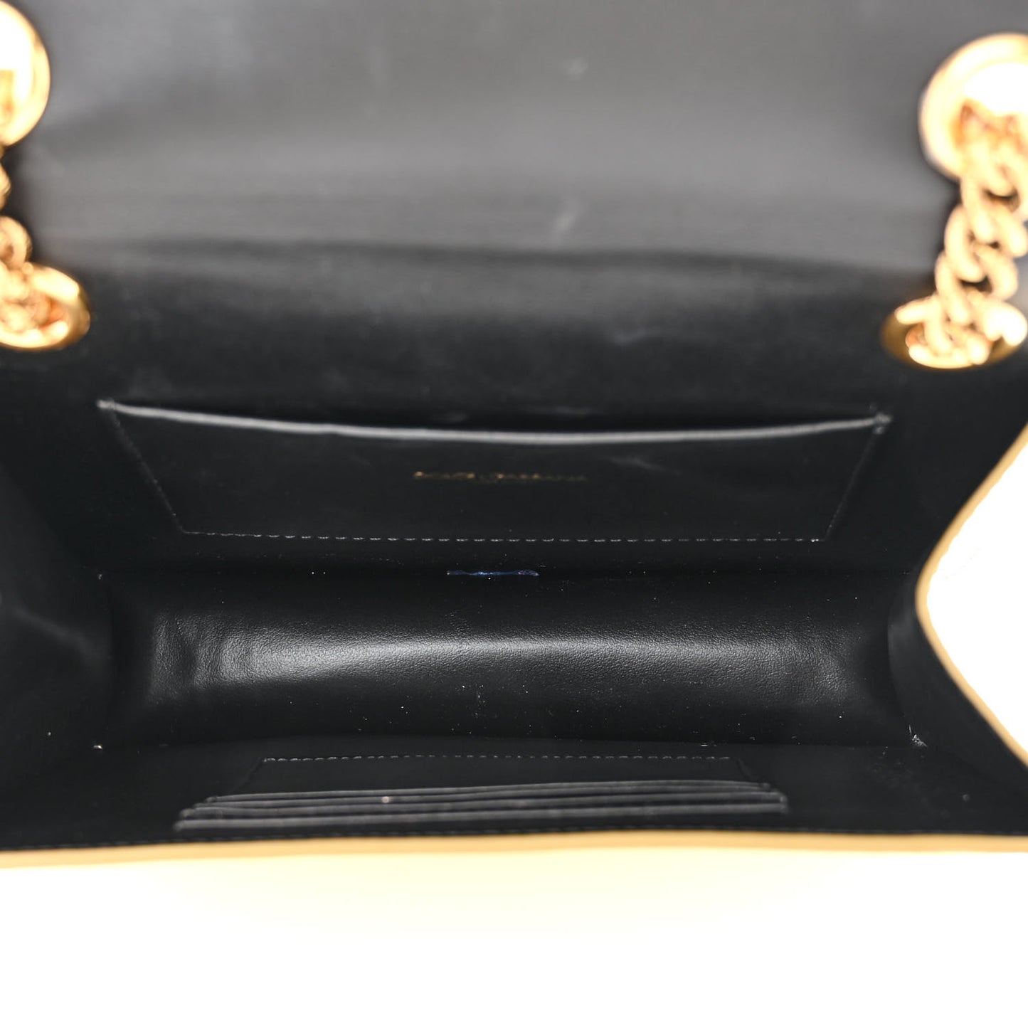 Metallic Calfskin Crocodile Embossed Mini Devotion Envelope Bag Gold