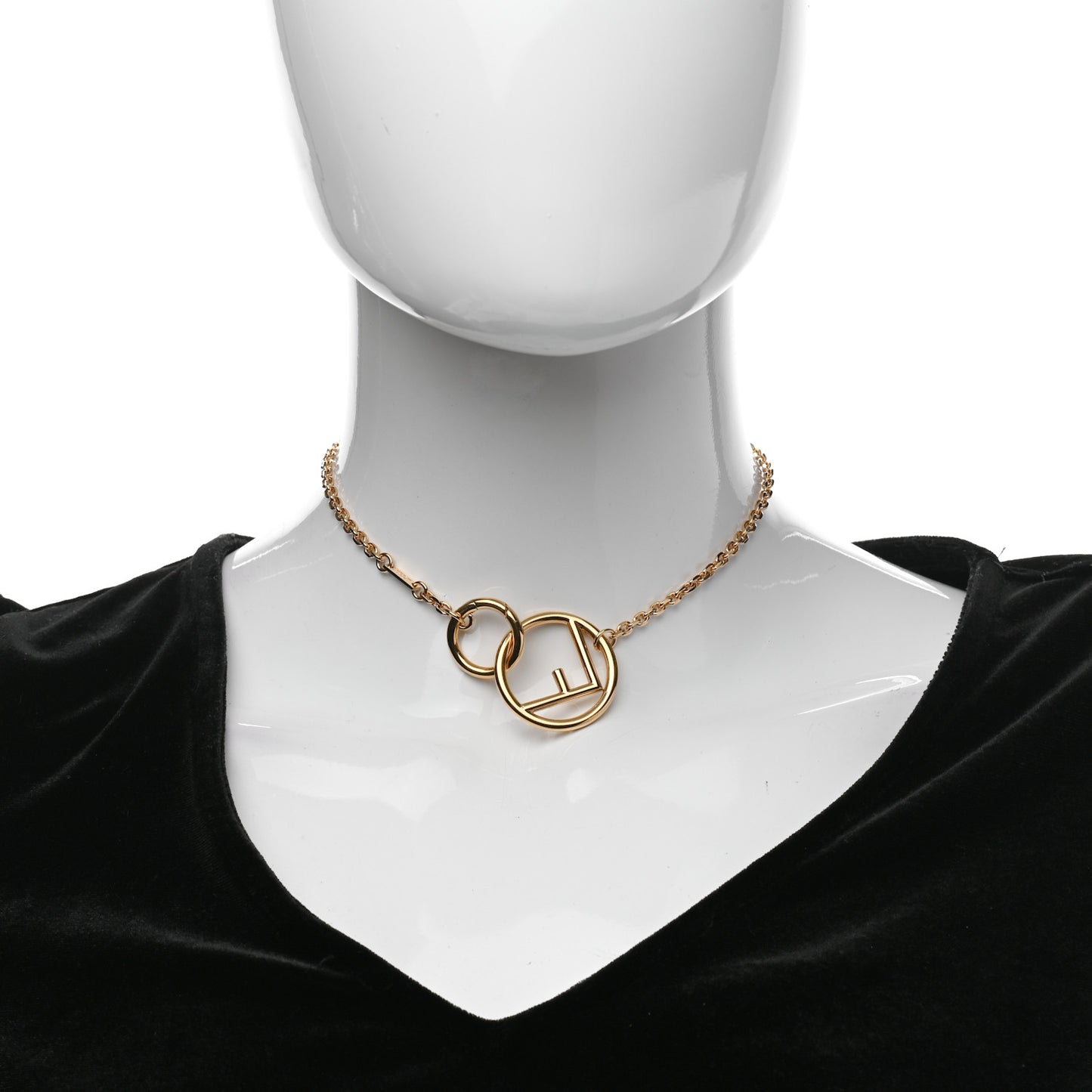 Metal F is Fendi Necklace Gold