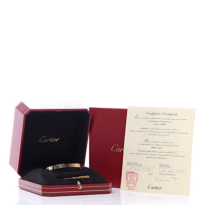 Cartier 18K Yellow Gold LOVE Bracelet 18 7 of 7