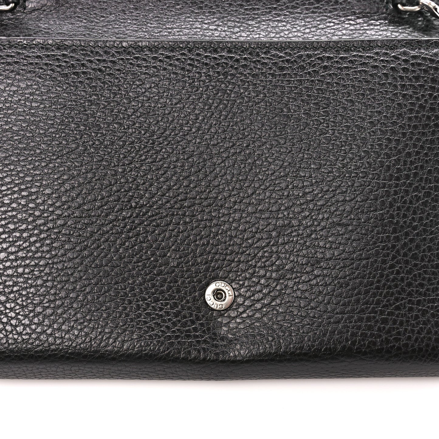 Calfskin Mini Dionysus Chain Wallet Black