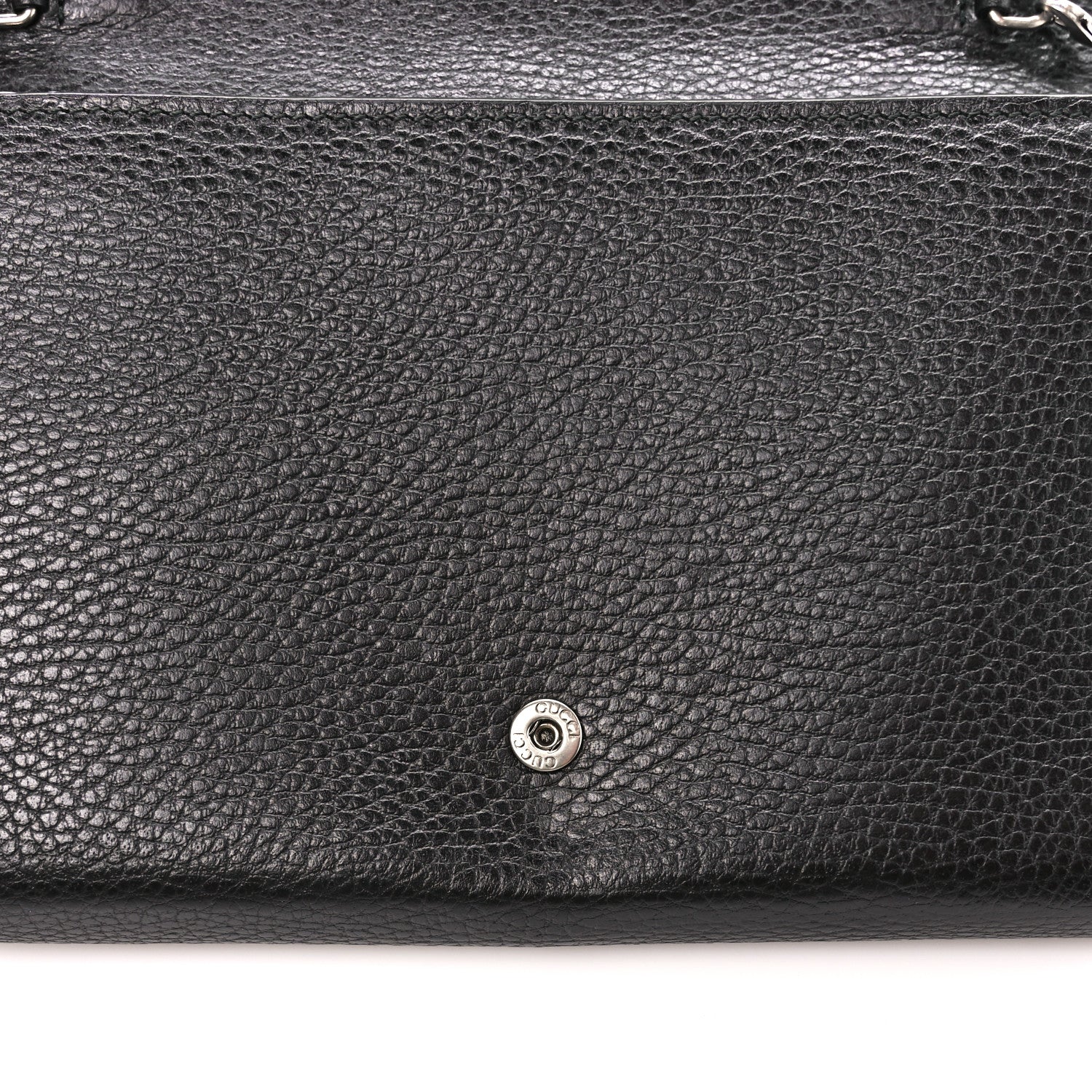 Gucci Calfskin Mini Dionysus Chain Wallet Black 12 of 12