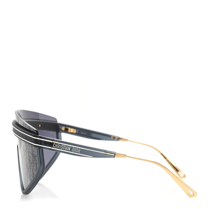 Christian Dior Oblique Mask DiorClub M2U Sunglasses Translucent Blue 3 of 10
