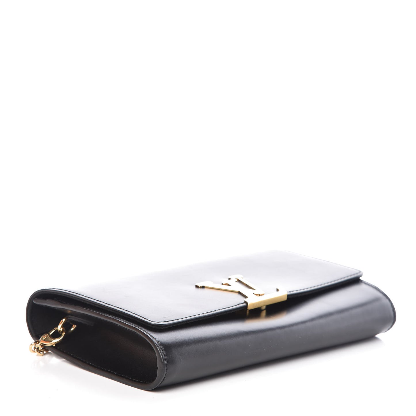 Calfskin Chain Louise GM NM Black