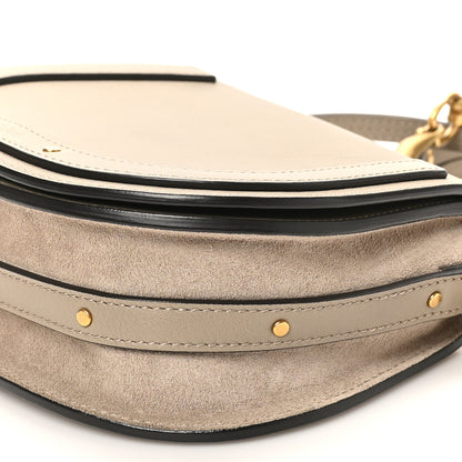 Chloe Calfskin Suede Small Nile Bracelet Bag Motty Grey 9 of 9