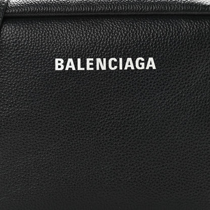 Balenciaga Calfskin Logo M Everyday Camera Bag Black 8 of 10