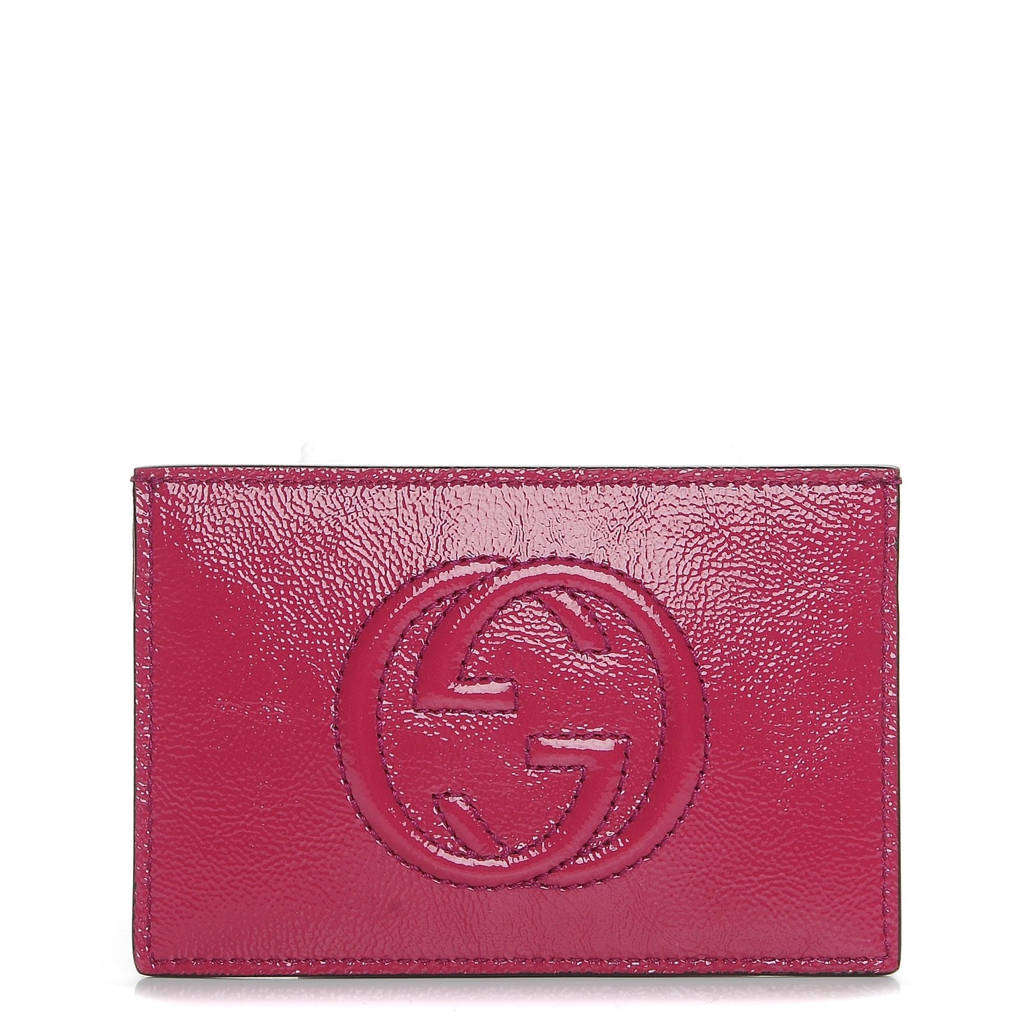 Patent Soho Envelope Card Case Bright Bougainvillea