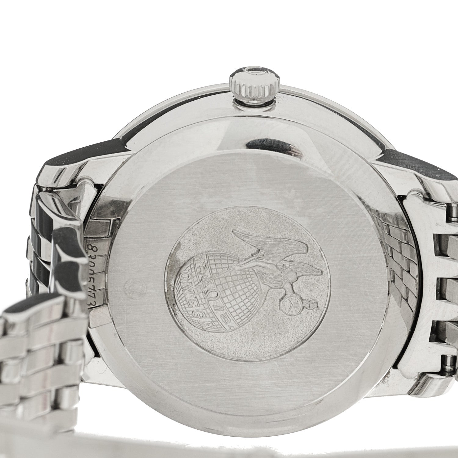 Omega Stainless Steel Diamond 32.7mm De Ville Co-Axil Chronometer Automatic Watch Blue 424.10.33.20.53.001 4 of 5
