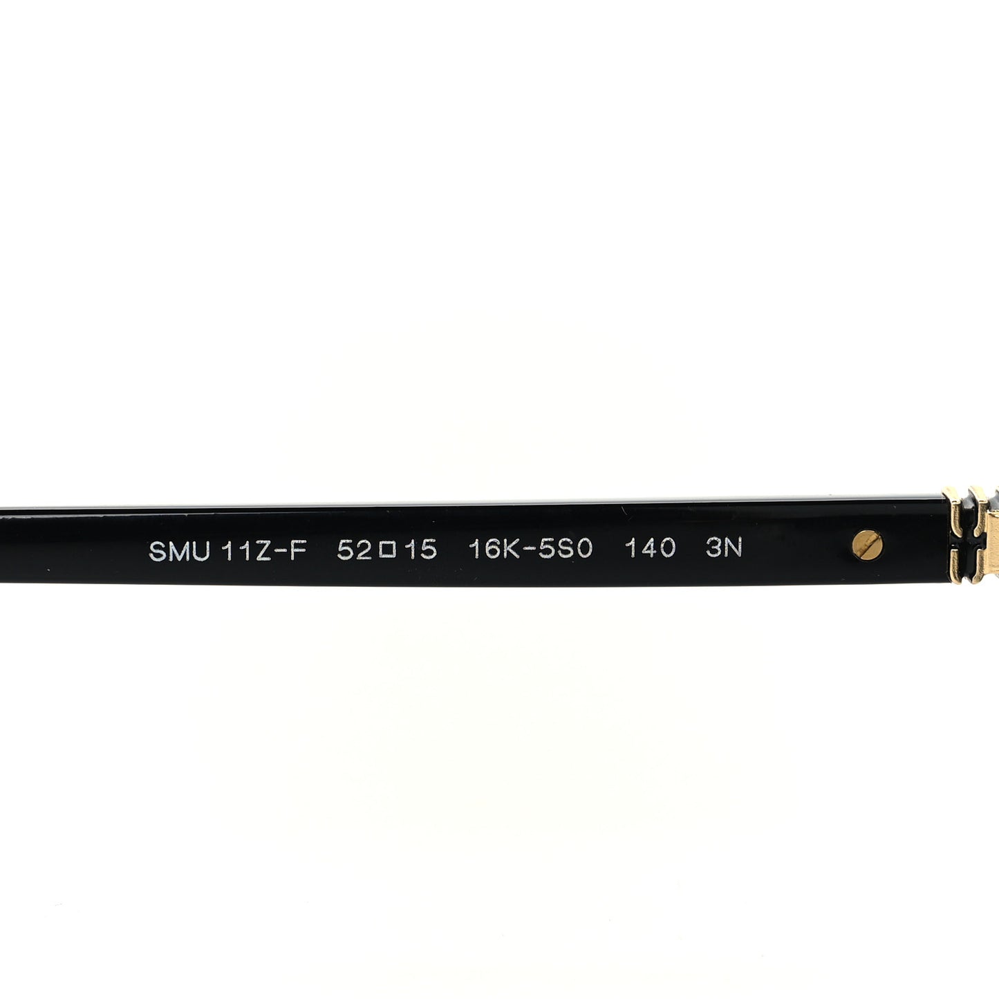 Acetate Rectangle Regard Sunglasses SMU11Z-F Black