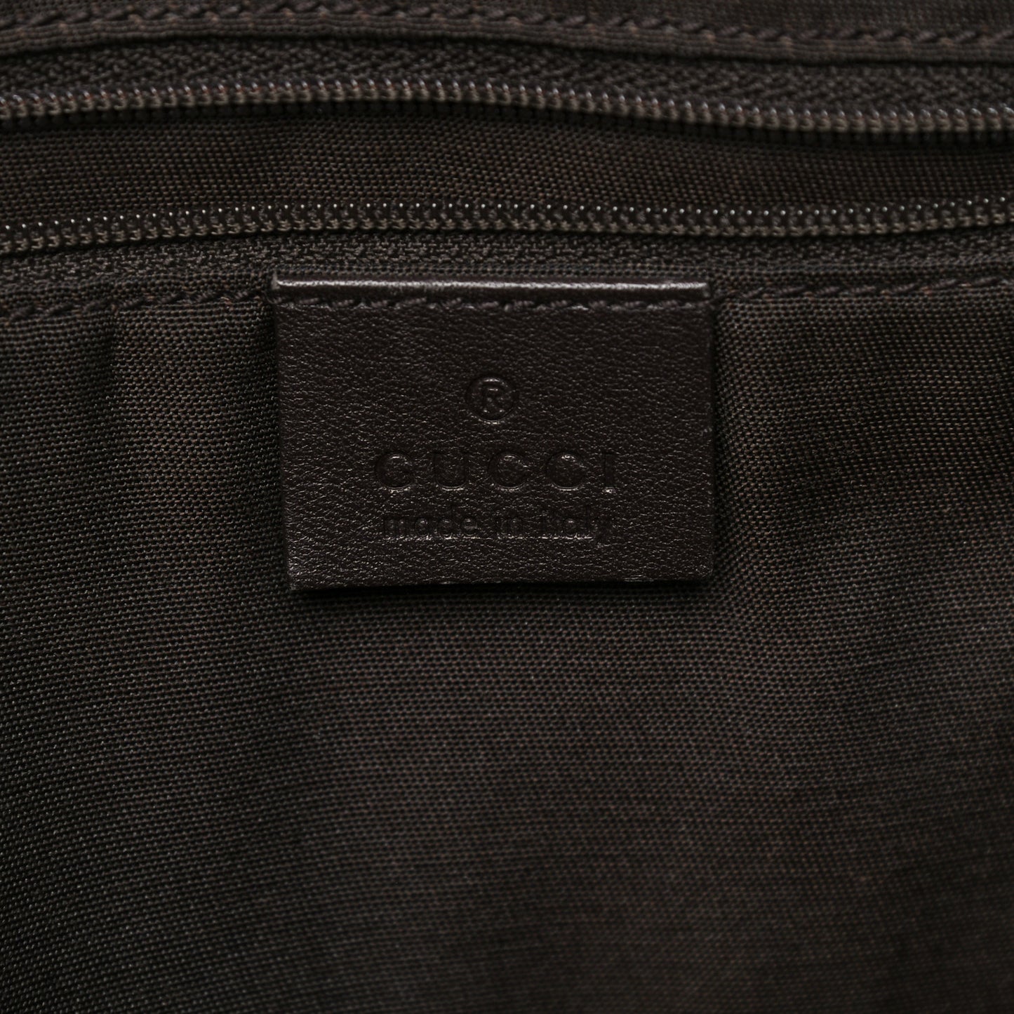 GG Supreme Monogram Medium Joy Tote Dark Brown