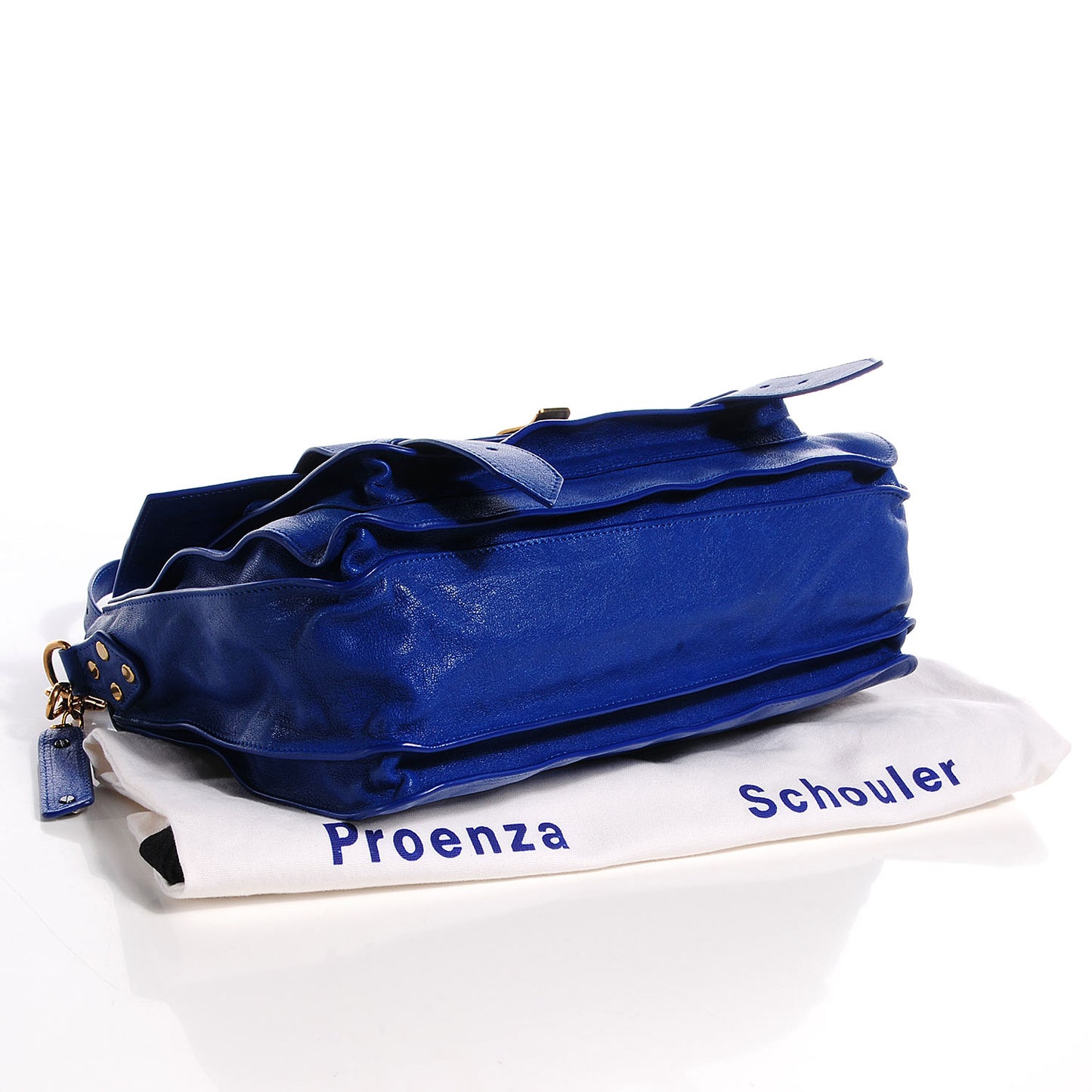 Lambskin PS1 Medium Satchel Royal Blue