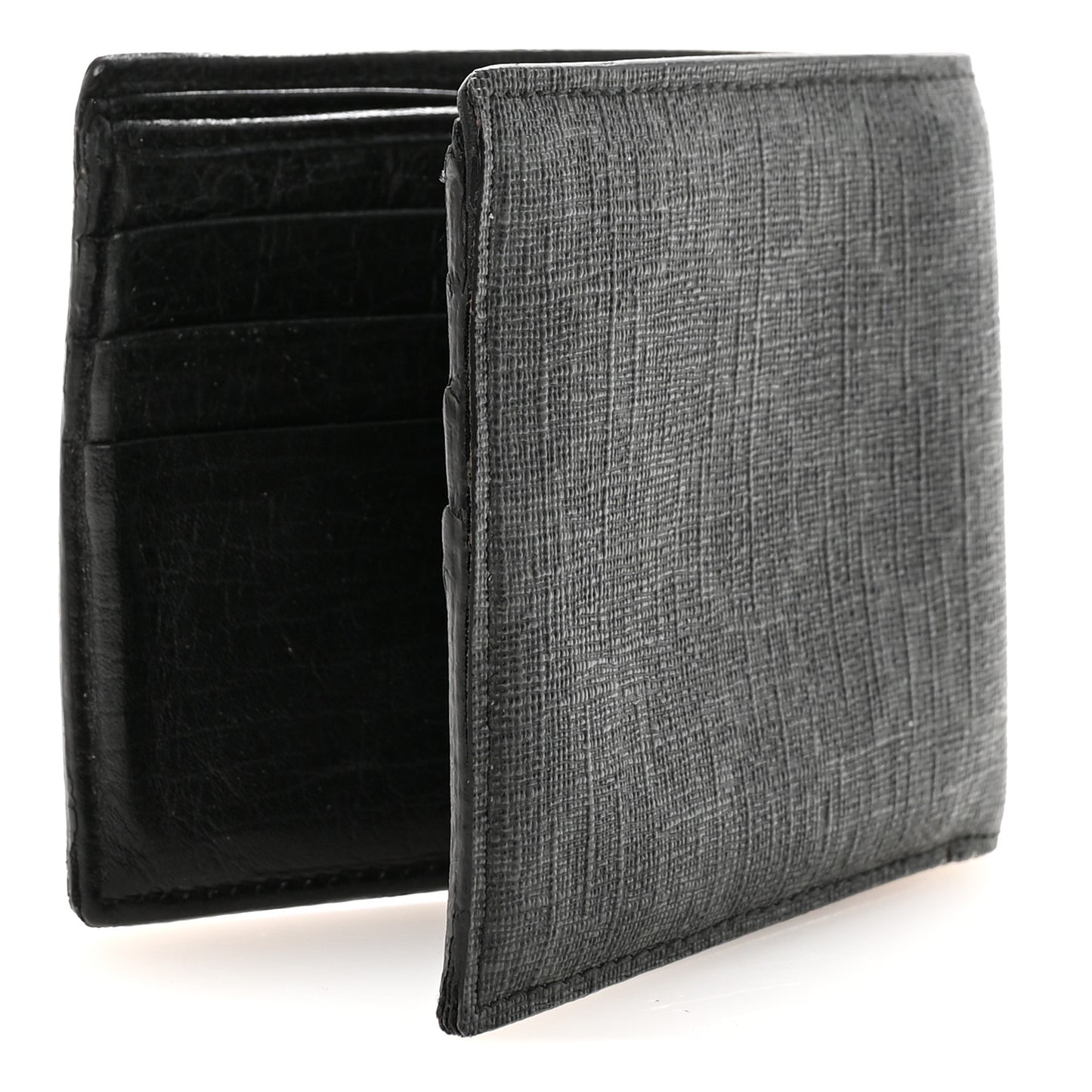 GG Supreme Monogram Bi-Fold Wallet Black