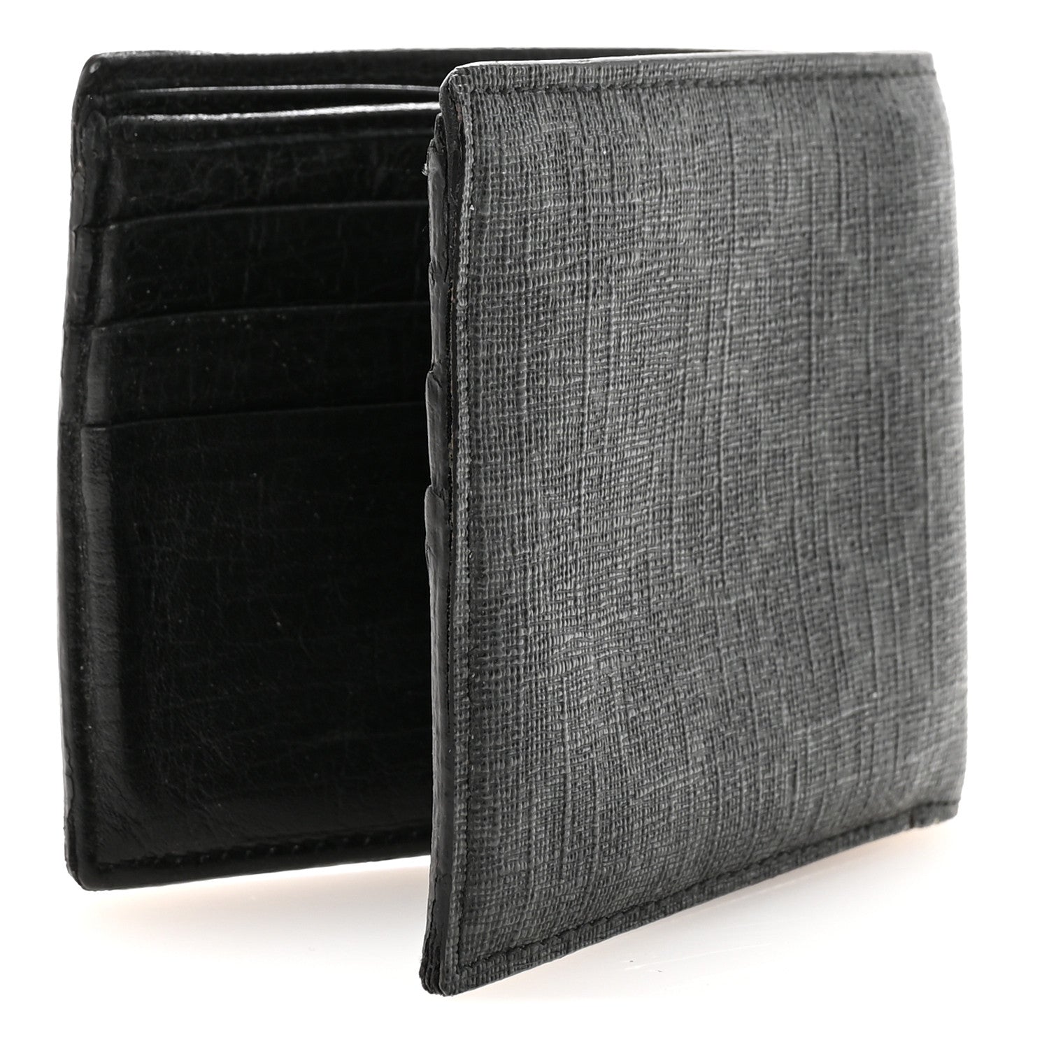 Gucci GG Supreme Monogram Bi-Fold Wallet Black 3 of 7
