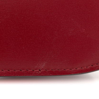 Celine Smooth Calfskin Medium Classic Box Flap Bag Red 13 of 13