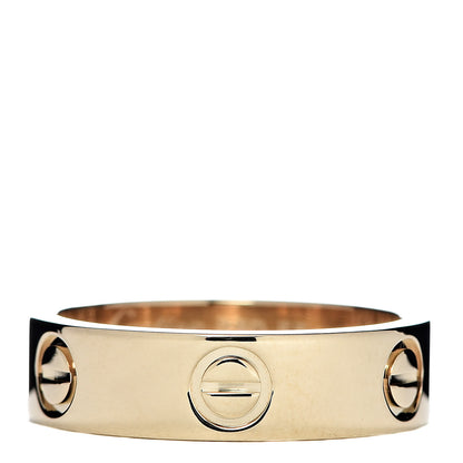 Cartier 18K Yellow Gold 5.5mm LOVE Ring 55 7.25 1 of 5