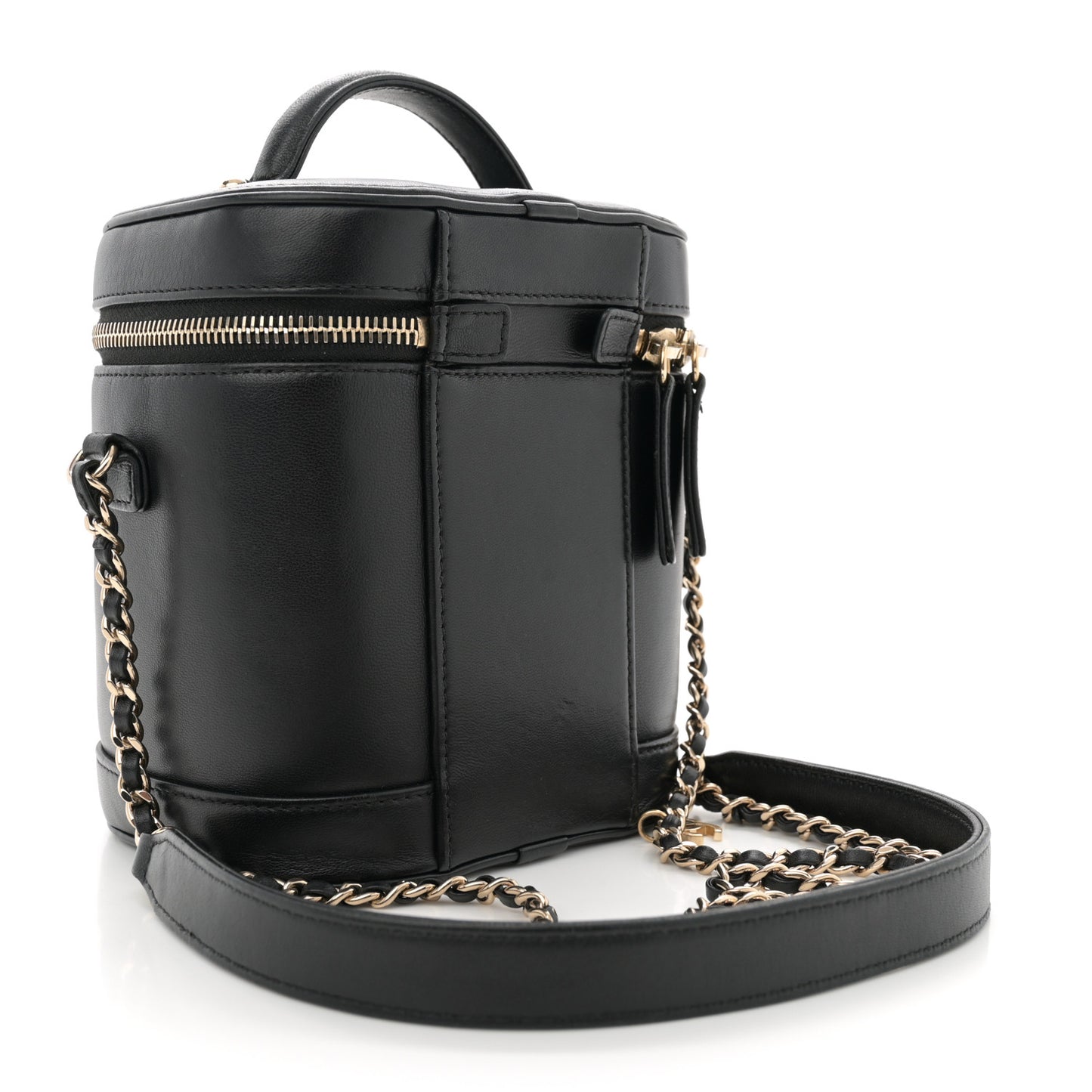 Lambskin Timeless Vanity Cosmetic Case Black