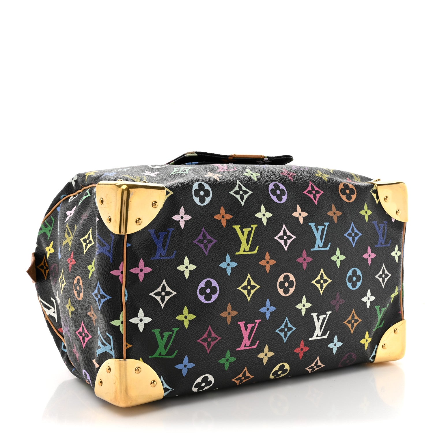 Louis Vuitton Monogram Multicolor Speedy 30 Black 4 of 14