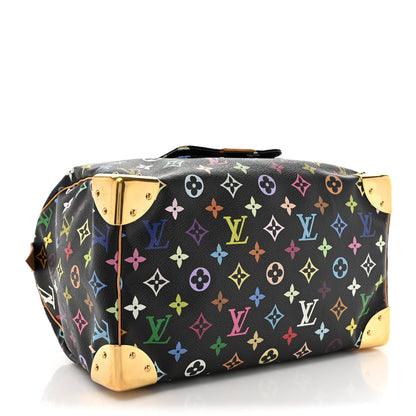 Louis Vuitton Monogram Multicolor Speedy 30 Black 4 of 14
