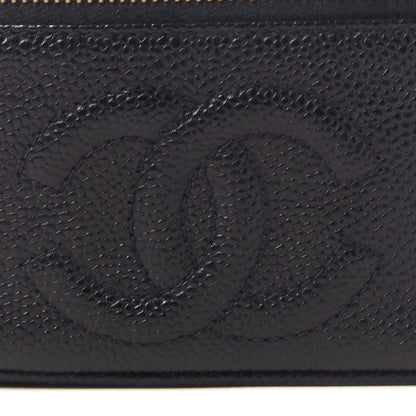Chanel Caviar CC Vanity Cosmetic Case Black 8 of 9