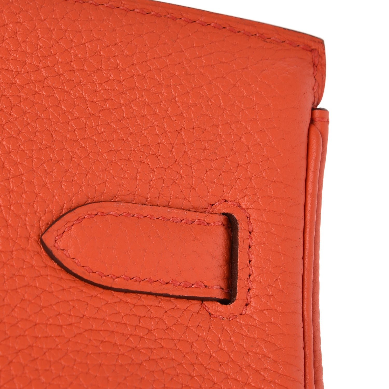 Hermes Togo Birkin 30 Orange Poppy 13 of 32
