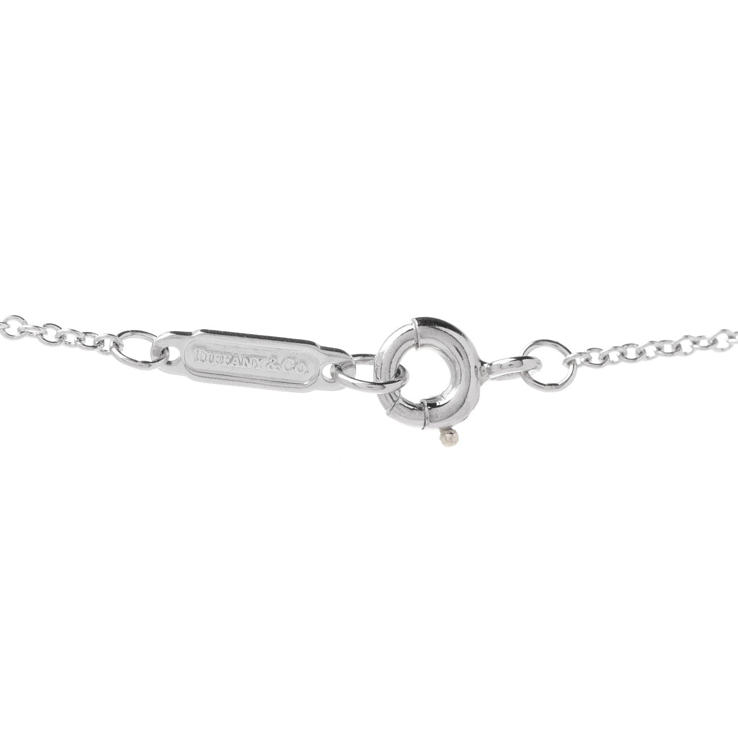 Tiffany Platinum Diamond Small Victoria Necklace 5 of 6