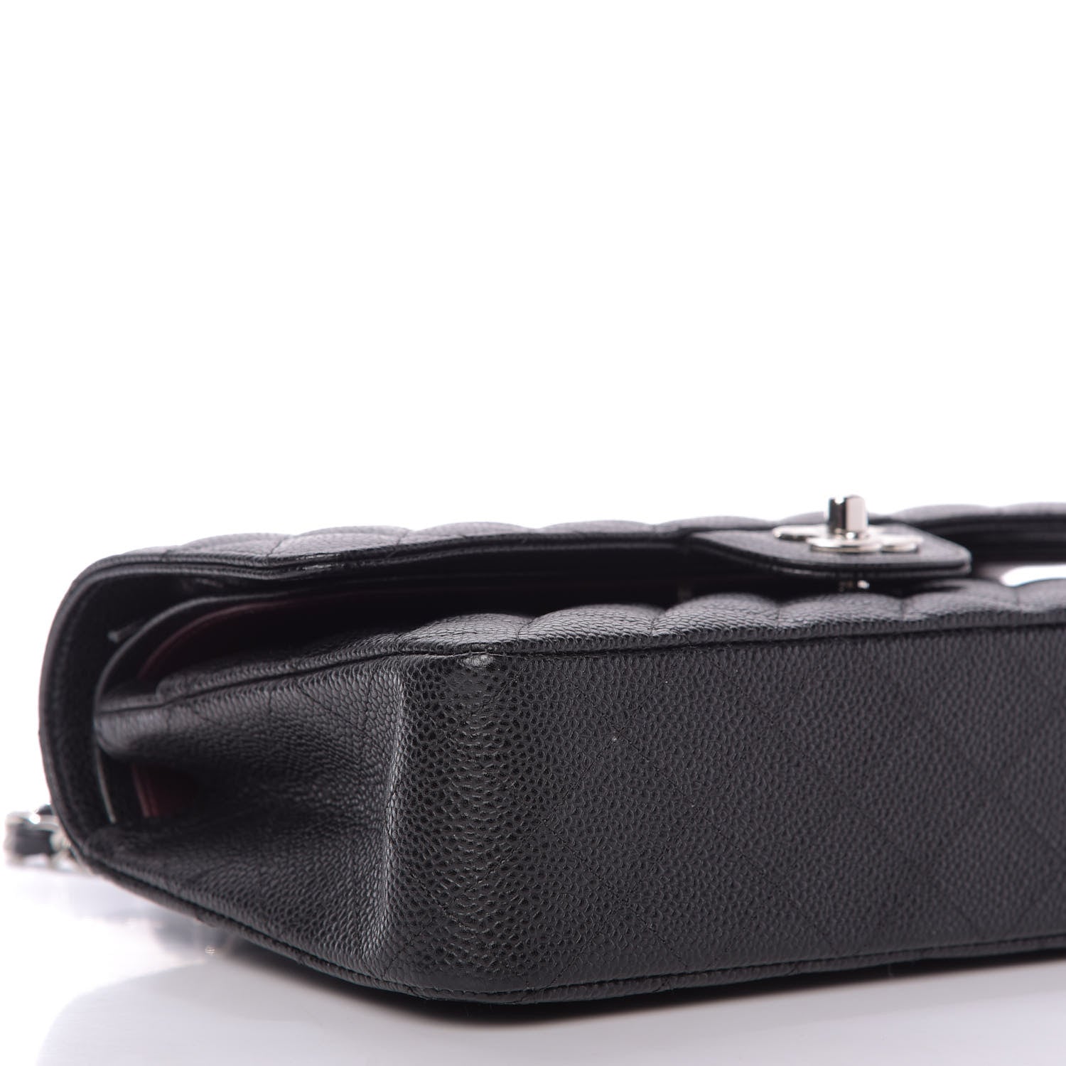 Chanel Caviar Quilted Medium Double Flap Black 6 of 10