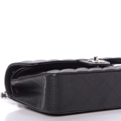Chanel Caviar Quilted Medium Double Flap Black 6 of 10
