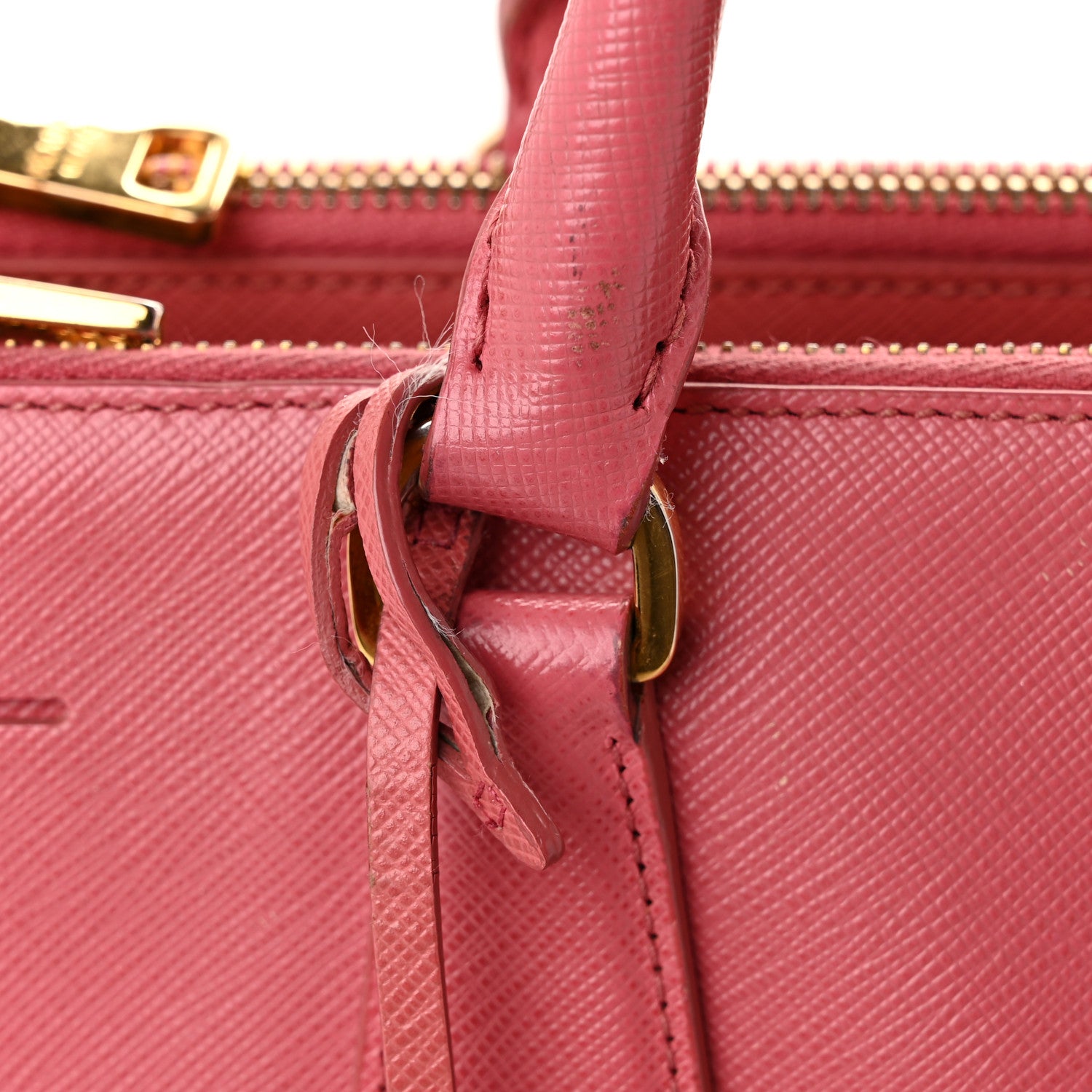 Prada Saffiano Medium Galleria Double Zip Tote Geranio 12 of 15