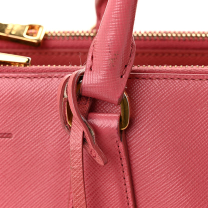 Prada Saffiano Medium Galleria Double Zip Tote Geranio 12 of 15