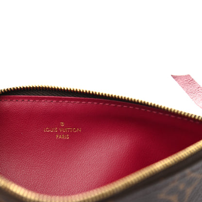 Louis Vuitton Monogram Felicie Chain Wallet Zippered Insert Fuchsia 6 of 6