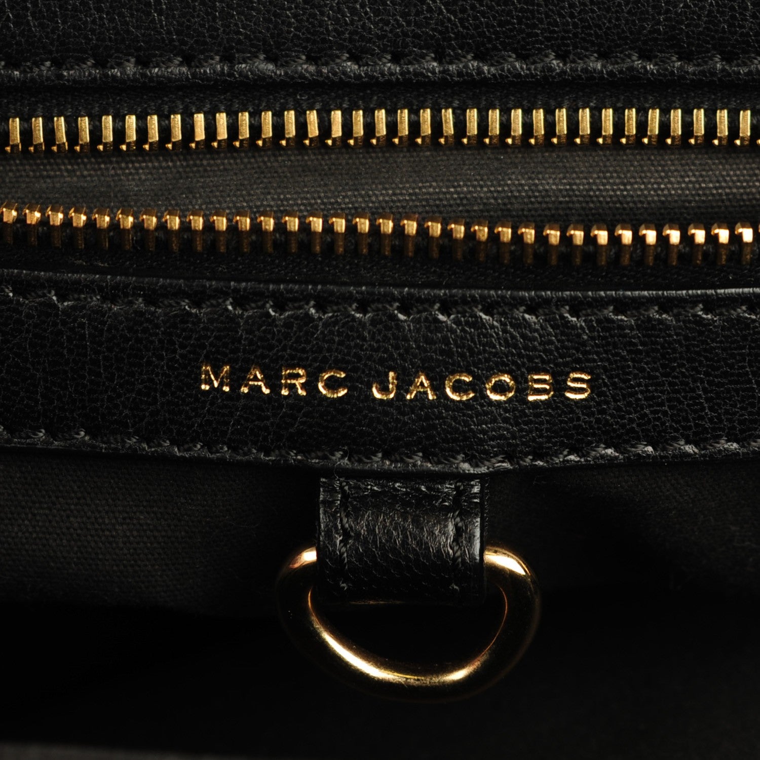 Marc Jacobs Calfskin Quilted Stardust Stam Black 6 of 8
