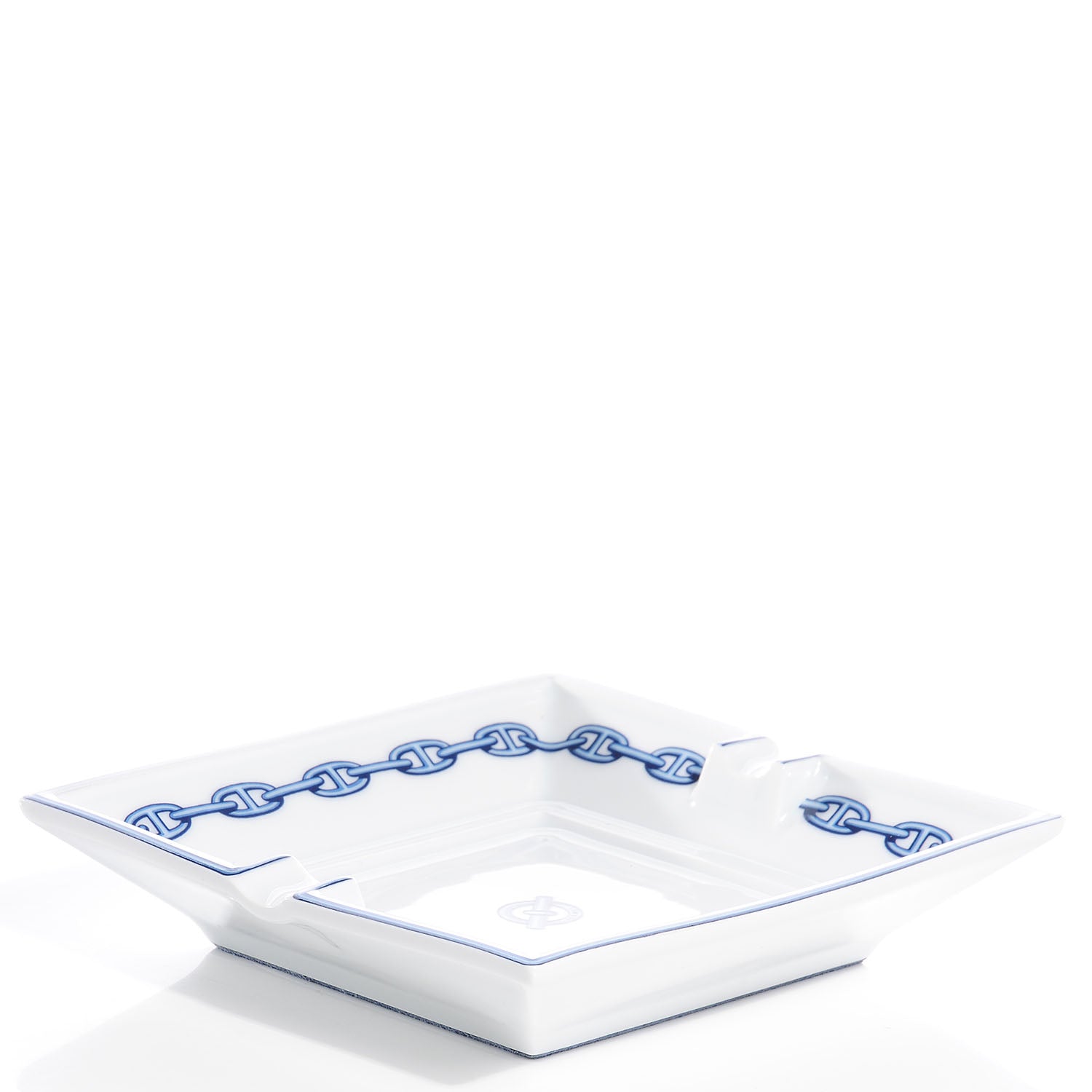 Hermes Printed Porcelain Chaine D'Ancre Ashtray 4 of 8