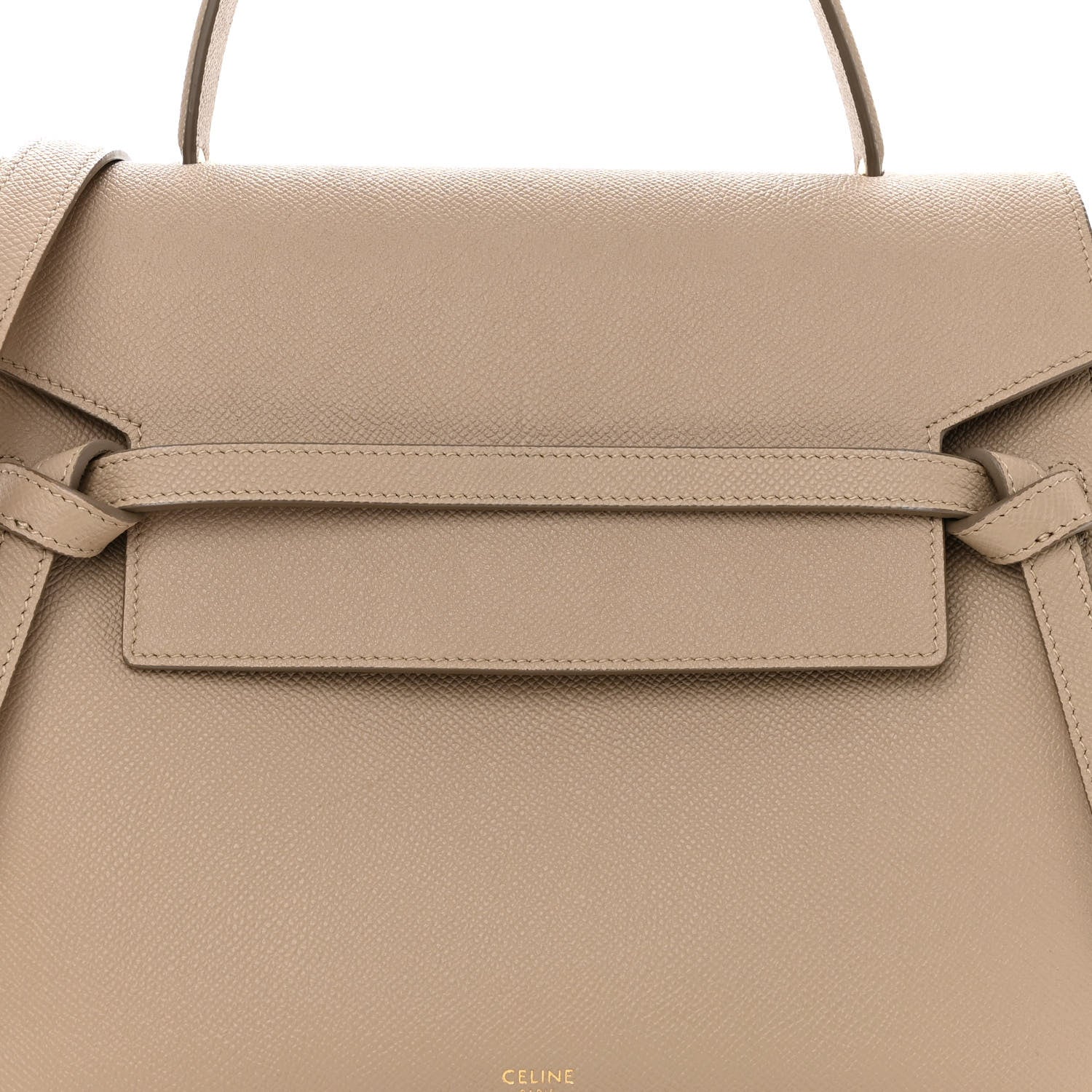 Celine Grained Calfskin Mini Belt Bag Light Taupe 7 of 10