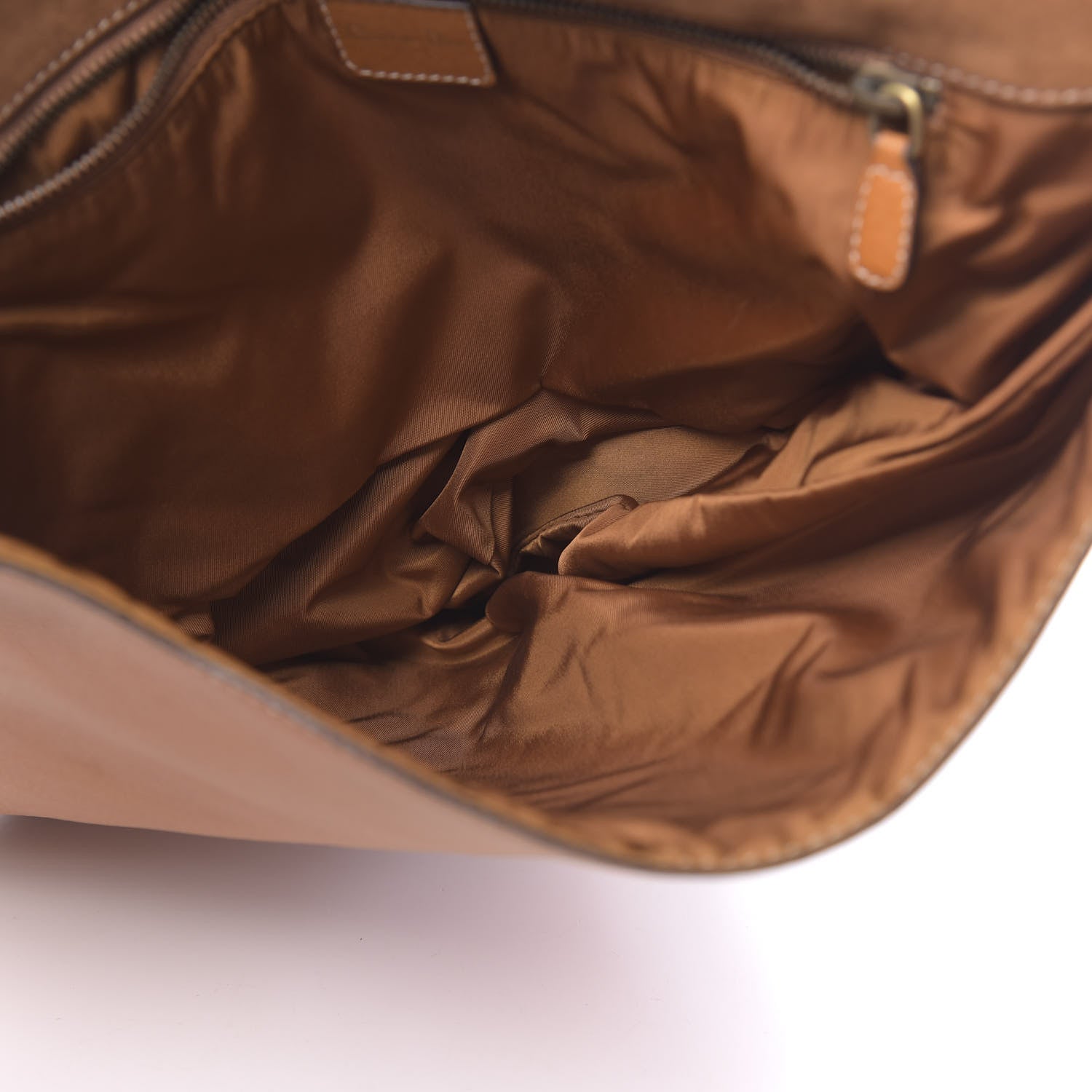 Christian Dior Calfskin Baudrier Saddle Bag Tan 5 of 15