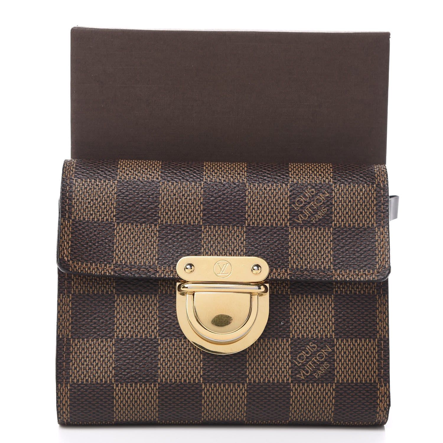 Louis Vuitton Damier Ebene Koala Compact Wallet 9 of 9