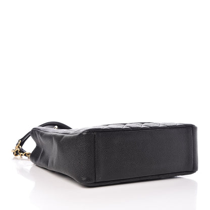 Chanel Caviar Quilted Petit Shopping Tote PST Black 4 of 8