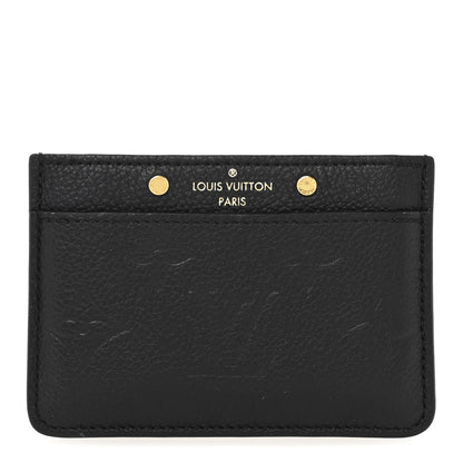 Louis Vuitton Empreinte Card Holder Black 1 of 8