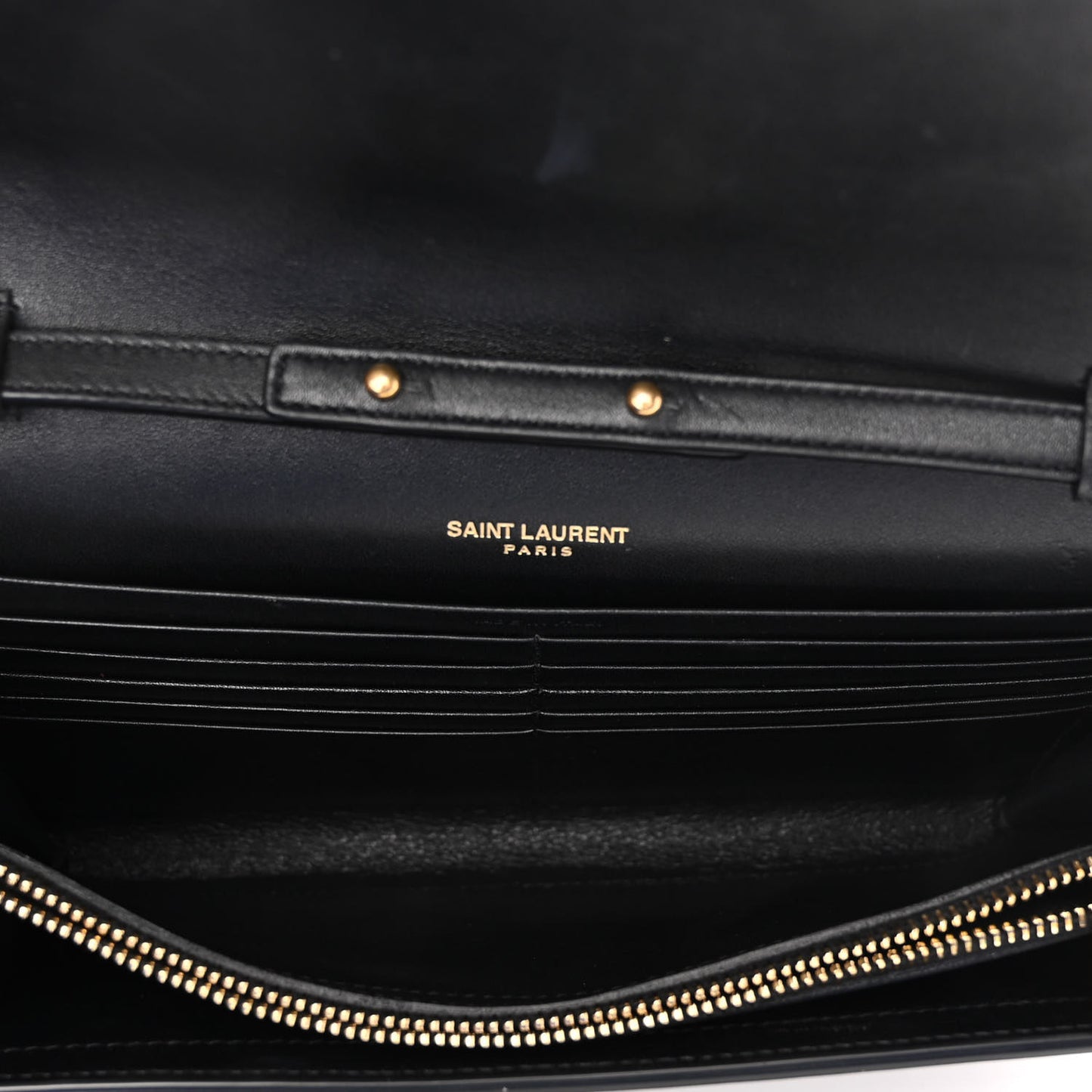 Patent Monogram Chain Wallet Tortoiseshell