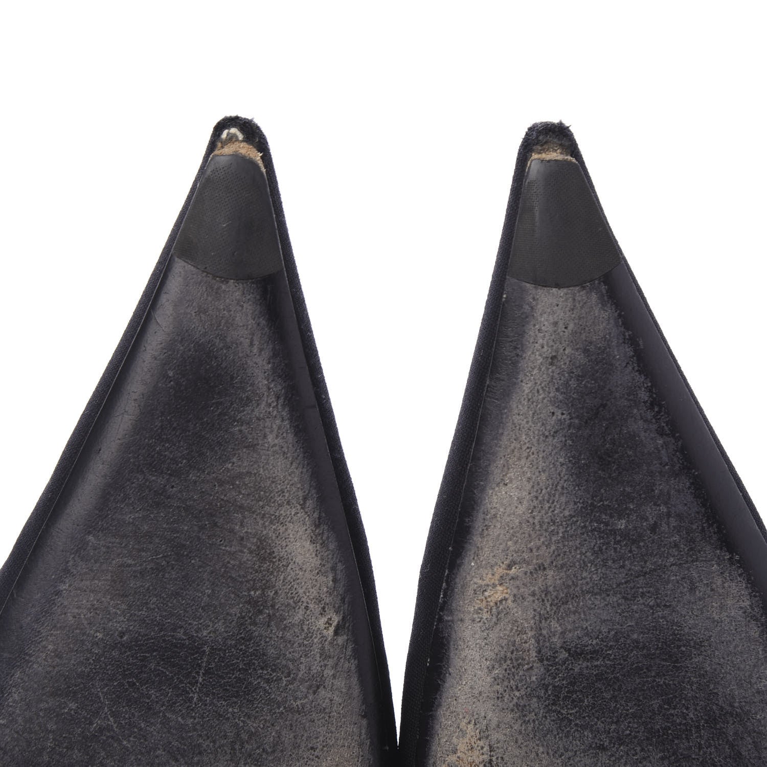 Balenciaga Jersey Crepe Extreme Pointed Toe Knife Booties 37 Black 7 of 7