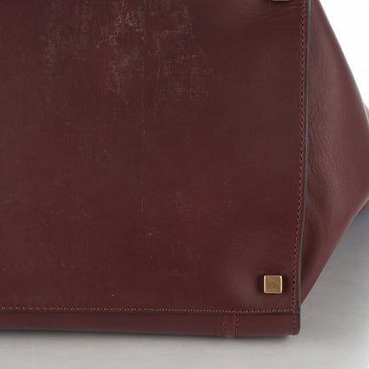 Celine Natural Calfskin Medium Phantom Luggage Burgundy 10 of 10
