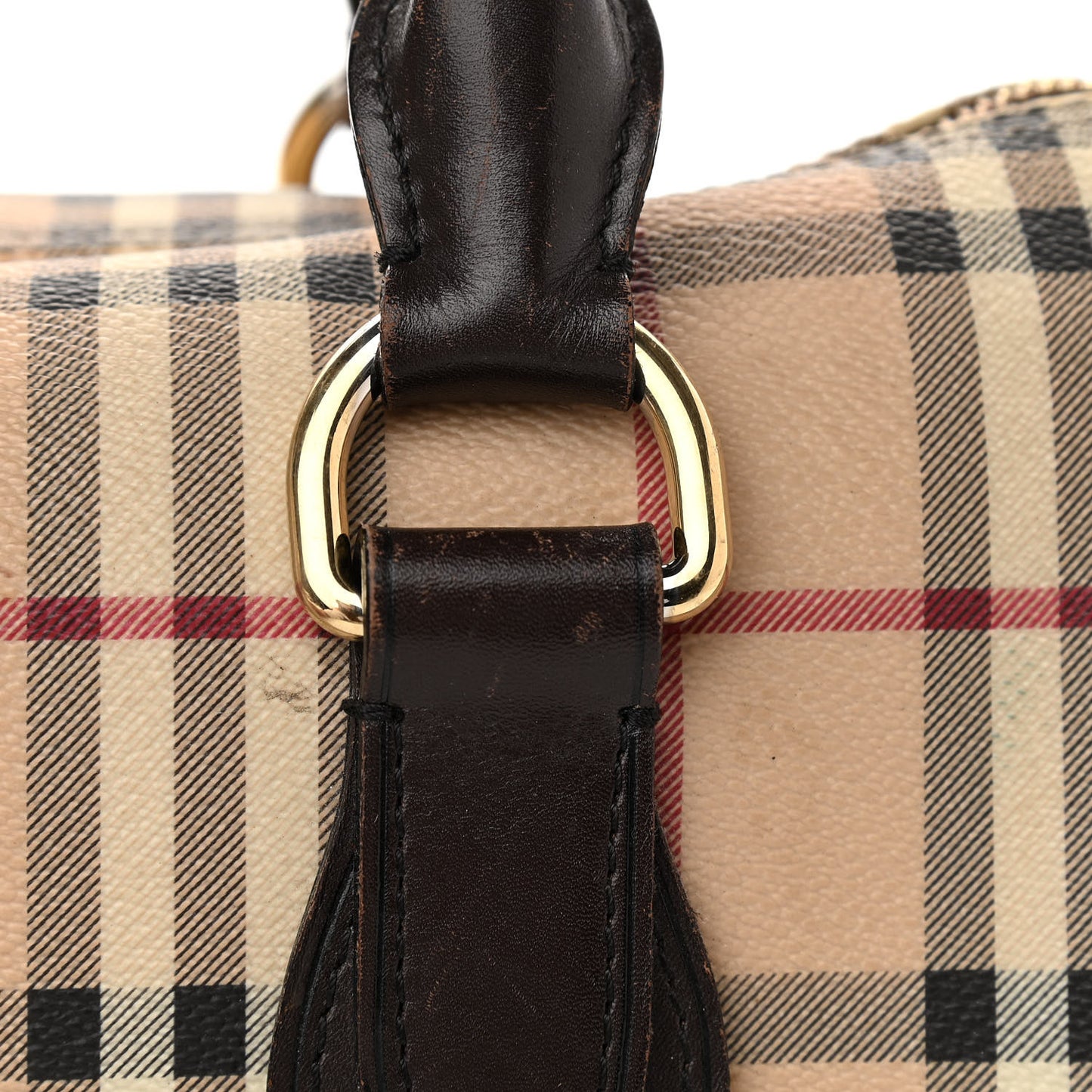 Haymarket Check Small Chester Bowling Bag Chocolate