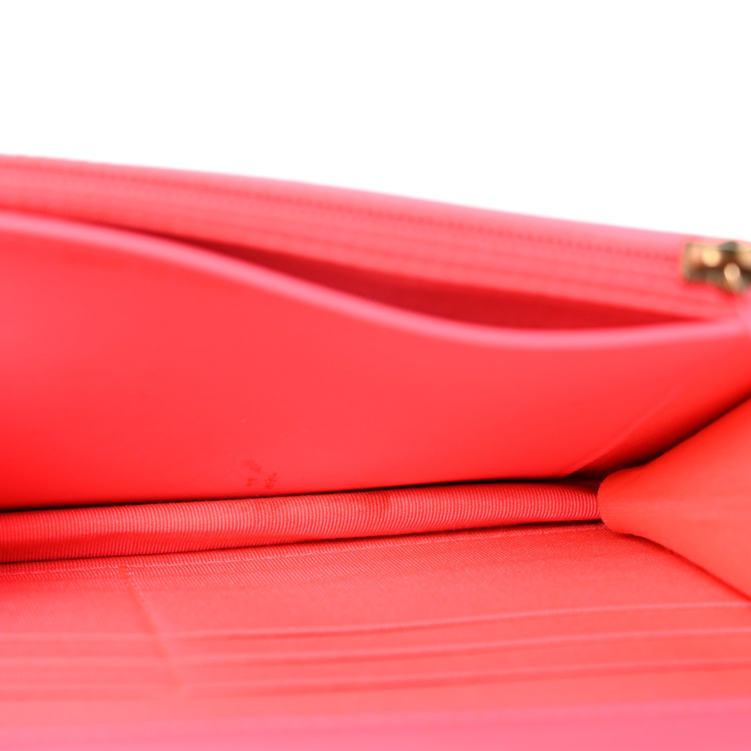 Chanel Patent Calfskin Quilted Boy Wallet On Chain WOC Pink 5 of 13