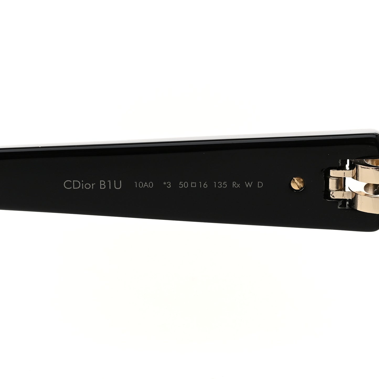 Acetate CDior B1U Cat Eye Sunglasses Black