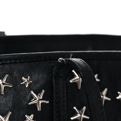 Jimmy Choo Calfskin Sasha Star Studded Tote Black 14 of 17